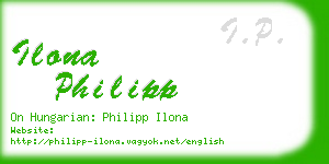 ilona philipp business card